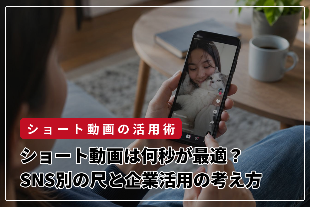 ショート動画は何秒が最適？SNS別の尺と企業活用の考え方